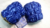 Р2710 Футляр (синий) атл.с зол.+Плотик парча Огурцы от интернет-магазин Эдельвейс-Ритуал.RU