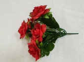 Б2474 Букет роз в розетке Линси 7гол.Н-28см (20шт) 1200 от интернет-магазин Эдельвейс-Ритуал.RU