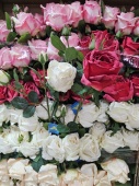 О3790 Ветка розы Мануэла 2гол.+1бут.Н-62см (100шт) от интернет-магазин Эдельвейс-Ритуал.RU