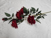 О3946 Ветка роза Флоренция барх.4гол.+1бут Н-110см (36шт) 288 от интернет-магазин Эдельвейс-Ритуал.RU