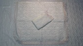 Р3945 Комплект (белый) Термостежка Жаккардовая (покрывало+наволочка) от интернет-магазин Эдельвейс-Ритуал.RU