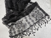 Шарф шитье черный (10шт) от интернет-магазин Эдельвейс-Ритуал.RU