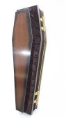 аГроб 6-тигранник (шоколад) БАРХАТ Н-2,0м от интернет-магазин Эдельвейс-Ритуал.RU