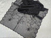 Шарф вышивка черный (10шт) 1815 от интернет-магазин Эдельвейс-Ритуал.RU