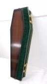 аГроб 6-тигранник (зеленый) БАРХАТ Н-2,0м от интернет-магазин Эдельвейс-Ритуал.RU