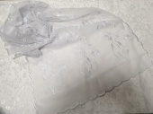 Шарф вышивка белый (10шт) 1815 от интернет-магазин Эдельвейс-Ритуал.RU