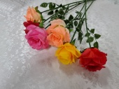 Одиночная роза Викки х/б Н-52см (100шт) от интернет-магазин Эдельвейс-Ритуал.RU