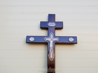 Крест сосна Строгий крест фотопечать Л Н-210см темный																													 от интернет-магазин Эдельвейс-Ритуал.RU