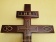 Крест сосна НИКА  Н-210см  темный от интернет-магазин Эдельвейс-Ритуал.RU
