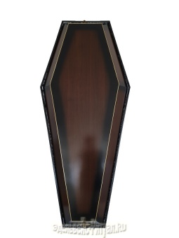Гроб 6-тигранник СУПЕР Колода 8 ручек Н-2,1м от интернет-магазин Эдельвейс-Ритуал.RU