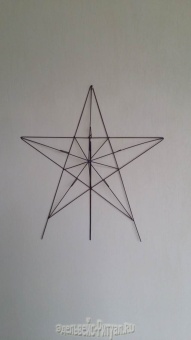 яКаркас "Звезда" Н=0,8м (2шт) от интернет-магазин Эдельвейс-Ритуал.RU