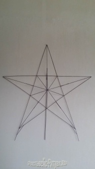 яКаркас "Звезда" Н=1,5м (2шт) от интернет-магазин Эдельвейс-Ритуал.RU