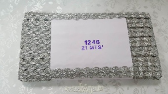Тесьма №1246 (21м) серебро от интернет-магазин Эдельвейс-Ритуал.RU