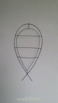 Каркас "Капля в капле перевернутая" Н=1,0м (25шт) от интернет-магазин Эдельвейс-Ритуал.RU