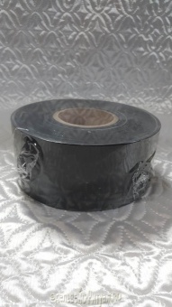 2Сатиновая лента черная  80ммх200м  от интернет-магазин Эдельвейс-Ритуал.RU