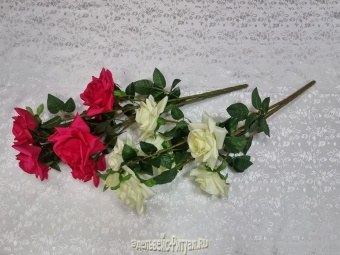Б3460 Куст роз Фаина 8гол.Н-66см (20шт) от интернет-магазин Эдельвейс-Ритуал.RU