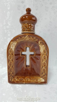 КЦ-034 Бутылка по Св.Вода Крест  от интернет-магазин Эдельвейс-Ритуал.RU