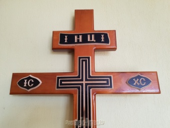 Крест сосна НИКА  Н-210см  светлый от интернет-магазин Эдельвейс-Ритуал.RU