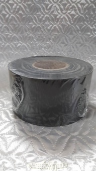 1Сатиновая лента черная  100ммх200м  от интернет-магазин Эдельвейс-Ритуал.RU