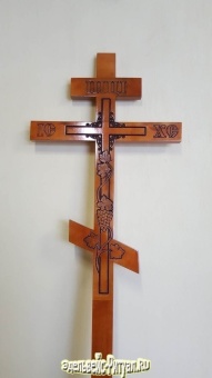 Крест сосна "Ассорти" Н=2,3  от интернет-магазин Эдельвейс-Ритуал.RU