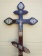 Крест сосна Купола Крест+Цветы фотопечать Н-220см	 от интернет-магазин Эдельвейс-Ритуал.RU